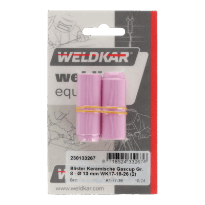 Blister TIG toortsonderdelen