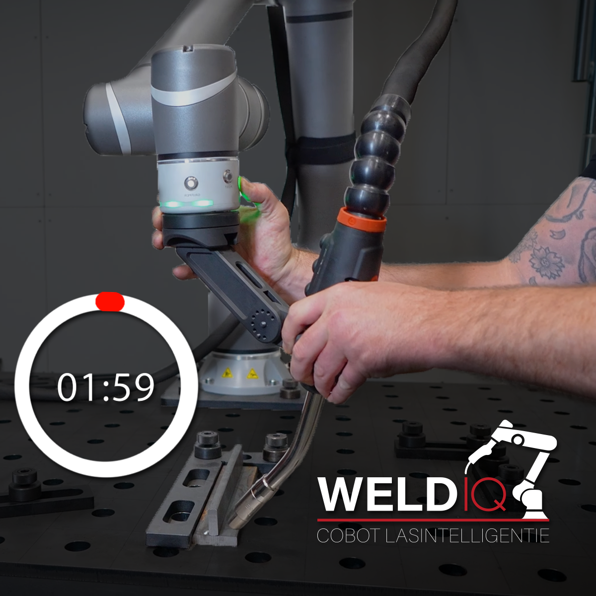 In 2 minuten lassen met de WeldIQ lascobot